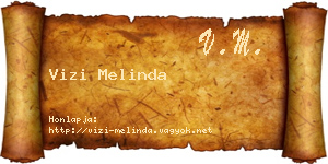 Vizi Melinda névjegykártya